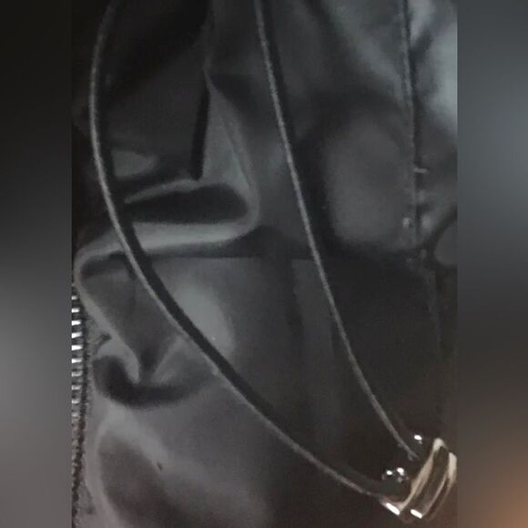 Marc New York Andrew Marc Faux Fur Trim Charcoal Black Warm Quilted Coat Women M - Picture 4 of 6